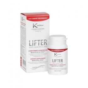 KDerm - Lifter Complément Alimentaire Beauté de la Peau - Capsules Anti-Age aux Bio-Peptides de Kappa-Elastine - Boîte de 30 