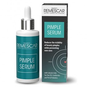 Remescar Sérum Visage Anti-Boutons 30ml – Acide Salicylique – Réduit Boutons, Points Noirs & Imperfections – Sérum Anti-Acné 