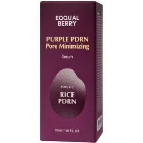 Eqqual Purple PDRN Sérum Minimisant les Pores avec Extrait de Riz, 30ml - Made in Korea