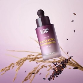 Eqqual Purple PDRN Sérum Minimisant les Pores avec Extrait de Riz, 30ml - Made in Korea