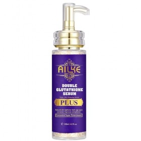AILKE Double Glutathion PLUS Super Sérum blanchissant, hydratant, correcteur de taches sombres, éclaircissant, éclaircissant 