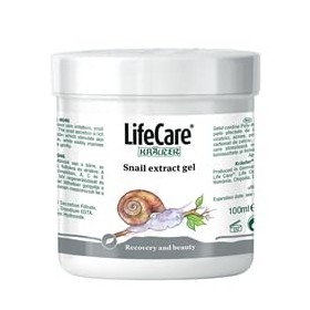 Gel bave descargot pour récupération et embellissement de la peau bio