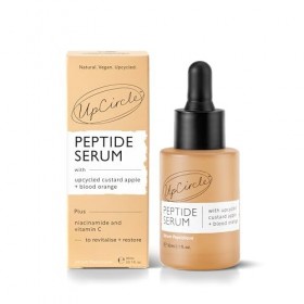 UpCircle Sérum peptidique 30 ml - Améliore lélasticité de la peau + Augmente le collagène - Cherimoya Riche en vitamine C + 