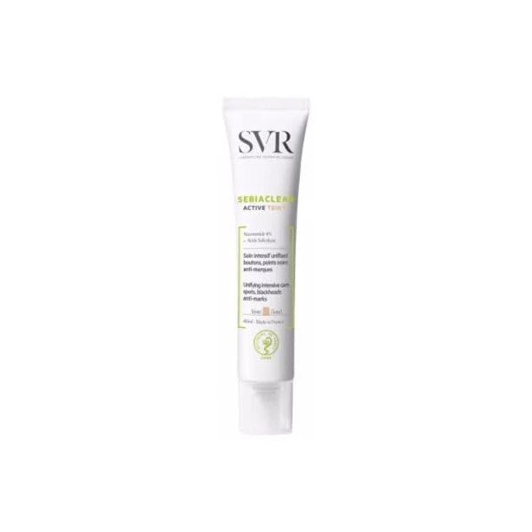 Sebiaclear Active Teintée – Soin Correcteur Teinté Anti-Imperfections et Anti-Marques – Niacinamide & Acide Salicylique – Pea