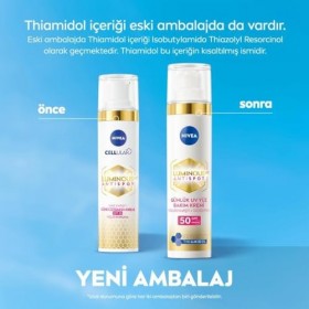 Nivea - Cellular Luminous 630 - Crème de jour anti-taches triple protection SPF 50-40 ml - Crème de jour pour femme - Crème a...