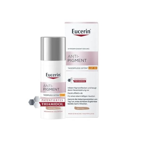 Eucerin Anti-Pigment getönte Tagespflege LSF 30 mittel, 50 ml Crème Crème Jour et Nuit