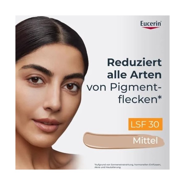 Eucerin Anti-Pigment getönte Tagespflege LSF 30 mittel, 50 ml Crème Crème Jour et Nuit