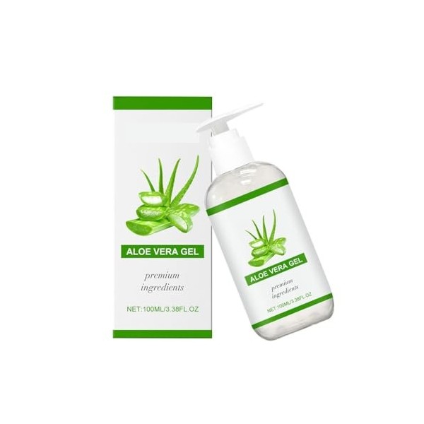 Gel Apaisant À Laloe Vera - Favorise La Réparation Quotidienne de la Peau, Illumine le Teint, Améliore la Texture de la Peau ...