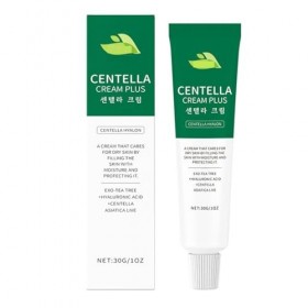 Crème Hydratante et Apaisante for le Visage - À la Centella Asiatica, Hydratation Profonde Qui Retient Lhumidité, Maintient 