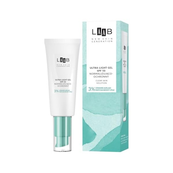 AA Laab Clear Skin Solution Ultra Léger Gel SPF 50 Normalisant Protection 40ml