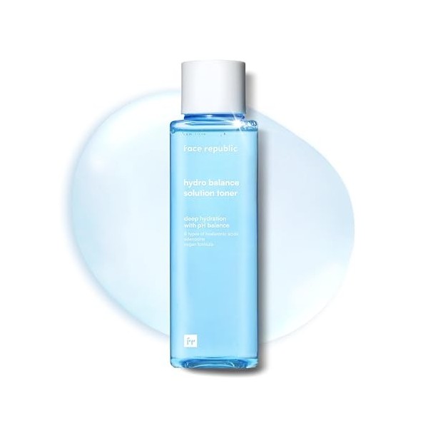 Face Republic Hydro Balance Solution Tonique Hydratante et équilibrante 160 ml Anti-rides Testé dermatologiquement