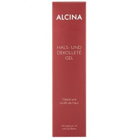 ALCINA Gel pour le cou et le décolleté - 1 x 100 ml - Lisse les rides et raffermit la peau - Crème hydratante à lacide hyalu
