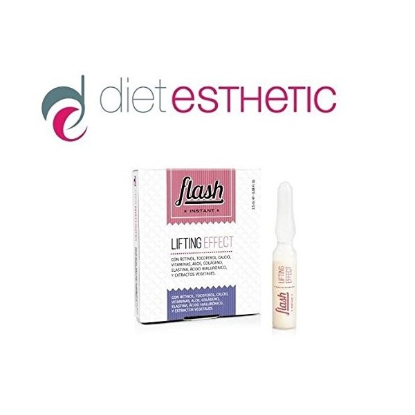 - 331 MyGlamy Luxe Sérum Lifting Ampoules 5 * 2,5 ml Flash – Retinol Aloe Vitamines Acide Hyaluronique de calcium