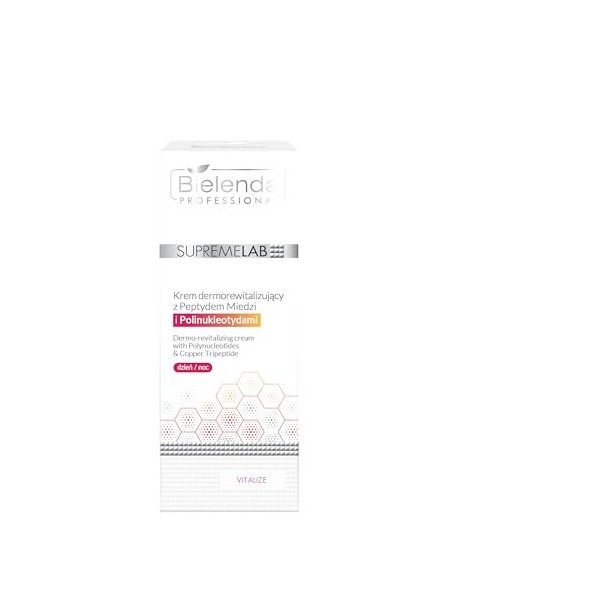 Bielenda Supremelab Skin Architect Crème dermorevitalisante avec peptide de cuivre et polynucléotides, 50 ml Crème Jour et Nuit