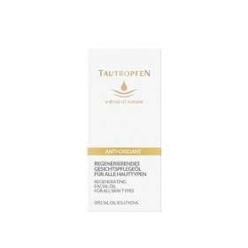 TAUTROPFEN Naturkosmetik Huile de soin régénérante pour le visage 15 ml , texture légère, absorption rapide, avec coenzyme Q