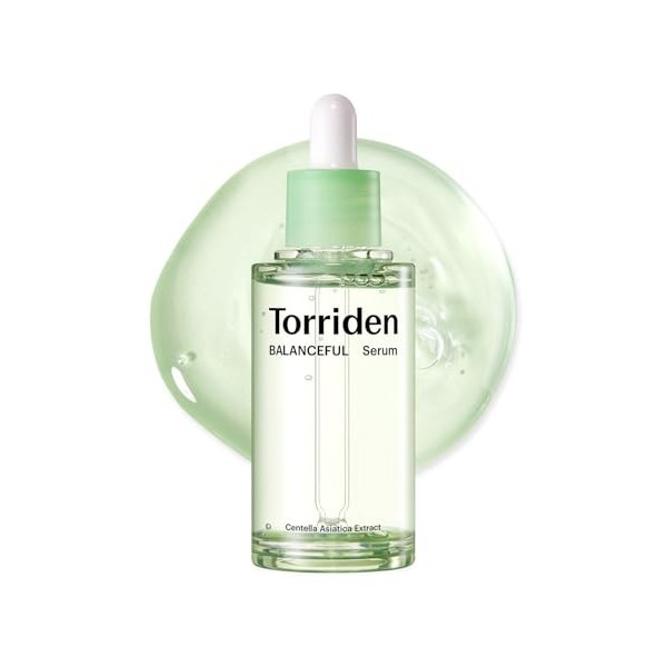 Torriden BALANCEFUL Sérum Cica, essence faciale qui hydrate, équilibre, apaise et calme instantanément avec 5 extraits de Cen...
