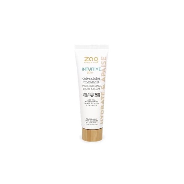 Zao - Crème légère hydratante - Intuitive skin - 50ml Crème Jour et Nuit