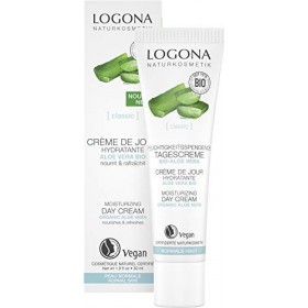 LOGONA CREMA DE DIA HIDRATANTE aloe – s’applique matin et soir sur une peau nettoyée, soin visage quotidien pour peau normale
