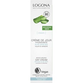 LOGONA CREMA DE DIA HIDRATANTE aloe – s’applique matin et soir sur une peau nettoyée, soin visage quotidien pour peau normale