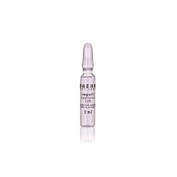 BAEHR Beauty Concept Lot de 10 ampoules à lacide hyaluronique Lift 2 ml