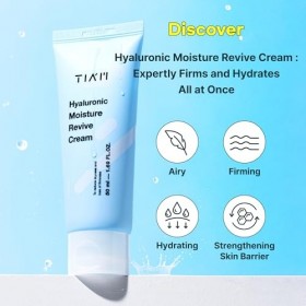 TIAM Tiam Hyaluronic Moisture Revive Crème hydratante pour le visage pour peaux sèches et déshydratées 50 ml Crème Jour et Nuit