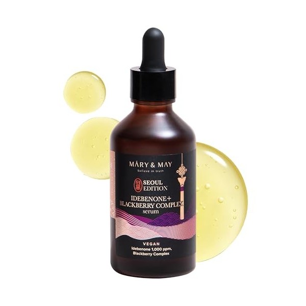 MARY & MAY Idebenone + Sérum complexe à la mûre 80 ml Crème Jour et Nuit