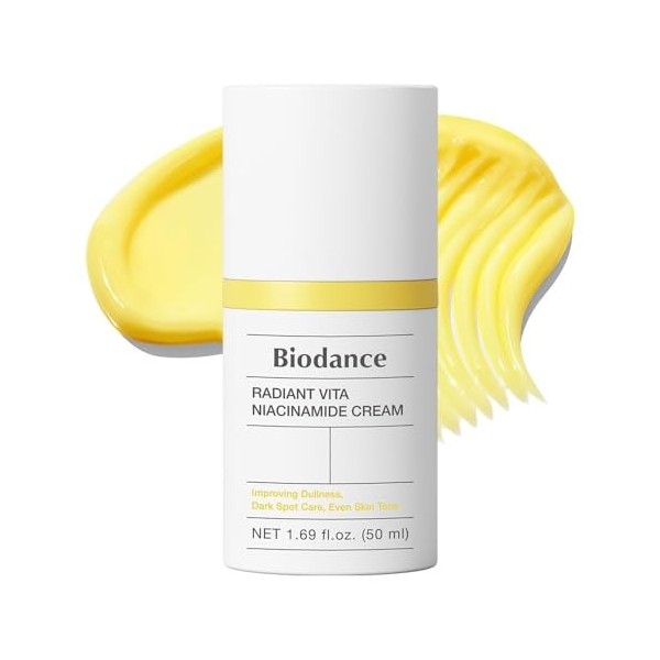 BIODANCE Radiant Vita Niacinamide Cream, Brightening, Dark Spot Correcting Facial Moisturizer, Korean Skin Care, Gifts for Wo...