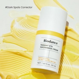 BIODANCE Radiant Vita Niacinamide Cream, Brightening, Dark Spot Correcting Facial Moisturizer, Korean Skin Care, Gifts for Wo...