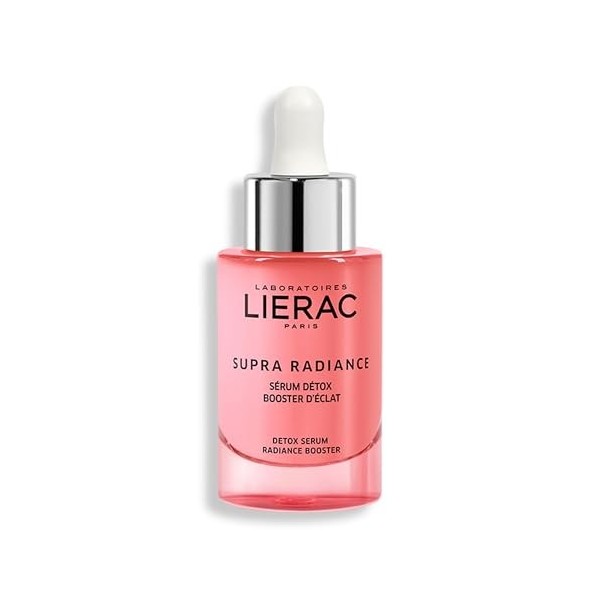 Lierac - Supra Radiance - Sérum Détox Booster dEclat 30ml - Soin Visage - Unifie - Lisse - Détoxifie - Tous types de peaux m ...