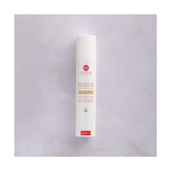 Crème Nuit Hydratante Visage au collagène Nourrissant | 10 ingrédients actifs | Augmente Production de Collagène | Crème Visa...