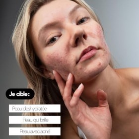 Skin & Out Feed OUT – Crème Hydratante Peaux Mixtes à Grasses – 99% d’Origine Naturelle – Hydrate, Apaise les boutons, Régule...