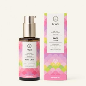 khadi ROSE LOVE Huile de corps Élixir Ayurvédique - Huile de beauté luxueuse - nourrissante et régénérante - 100% végétale et...