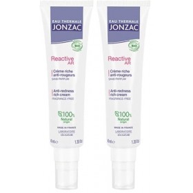 Eau Thermale Jonzac - Soin riche apaisant - Anti Rougeurs - Peaux réactives à intolérantes - Certifié Bio Cosmos Organic - Tu...