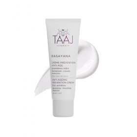 TAAJ | Crème Prévention Anti-Âge - RASAYANA | Soin prévention 1ères rides | Retarde et Corriges les 1er signes de l’Âge | Red...