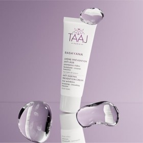 TAAJ | Crème Prévention Anti-Âge - RASAYANA | Soin prévention 1ères rides | Retarde et Corriges les 1er signes de l’Âge | Red...