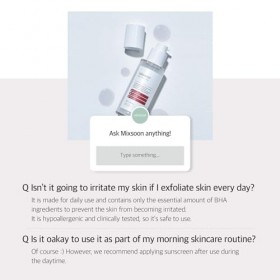 mixsoon H.C.T. Essence 50 ml | Hydratant pour le visage, peau irritée | Feuille de cœur, Centella Asiatica, Teatree Crème Jou...