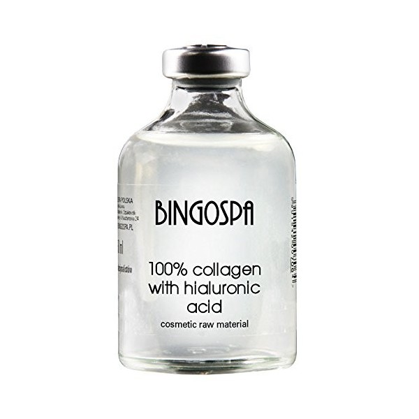 BINGOSPA Collagène 100% avec acide hyaluronique 50 g Crème Jour et Nuit