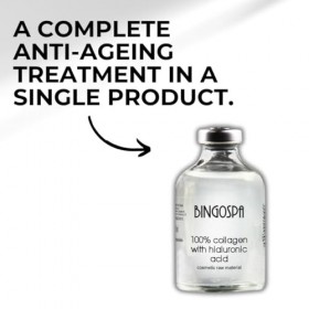 BINGOSPA Collagène 100% avec acide hyaluronique 50 g Crème Jour et Nuit