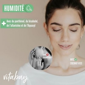 Coconut Kiss 50ml - Booster de fraîcheur pour les peaux sèches - idéal après un bain de soleil et pour chauffer lair sec. Crè...