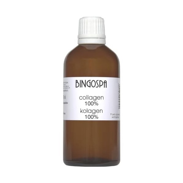 Collagène 100% ÉLIMINE LES RIDES ET DÉCOLORATION 100 ml BINGOSPA Crème Jour et Nuit