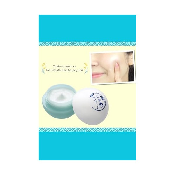 Générique Crème de riz pour Keana Nadeshiko Peau sèche Hydratation Fermeté Elasticité 30g Crème Jour et Nuit