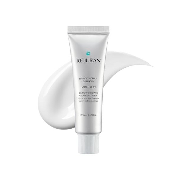 REJURAN Crème Turnover Améliorée, Dot Pdrn Salmon Dna Pdrn Crème Hydratante Visage Régénératrice, 1,69 fl oz paquet de 1