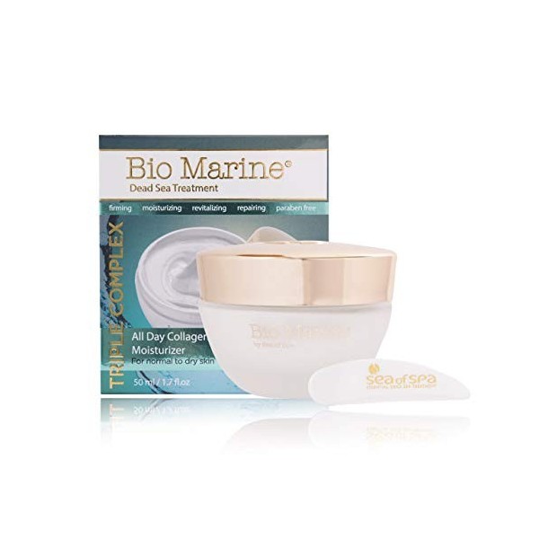 Sea of Spa Crème de Jour bio au Collagène pour Peaux Sèches/Très Sèches