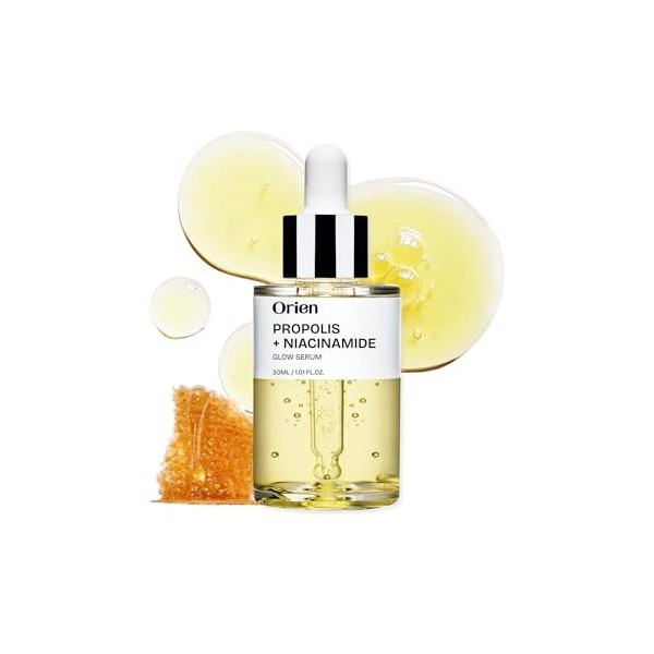 Orien - [Sérum Propolic Shine + NiACINAMIDE 2%] Obtenez une peau éclatante et un teint sain et éclatant avec notre exhausteur