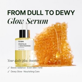 Orien - [Sérum Propolic Shine + NiACINAMIDE 2%] Obtenez une peau éclatante et un teint sain et éclatant avec notre exhausteur