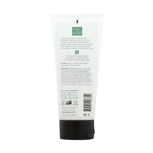 ANDALOU NATURALS Men Refreshing Face Wash 178ml