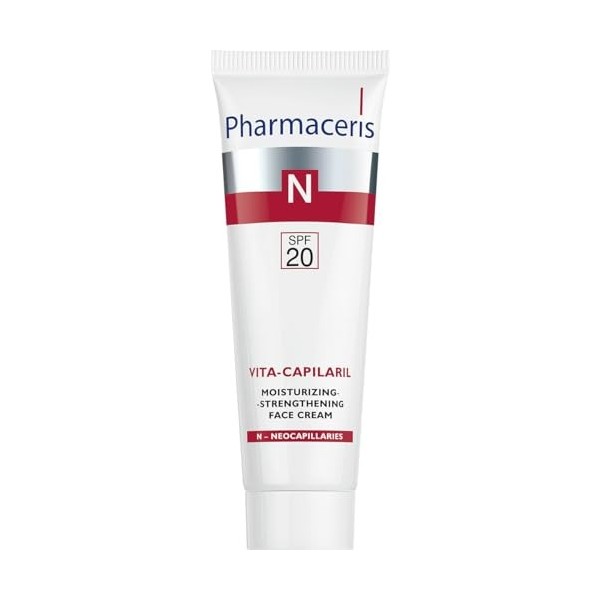 Pharmaceris VITA-CAPILARIL hydratant-renforcement Crème visage SPF20 crème contre Rougeur