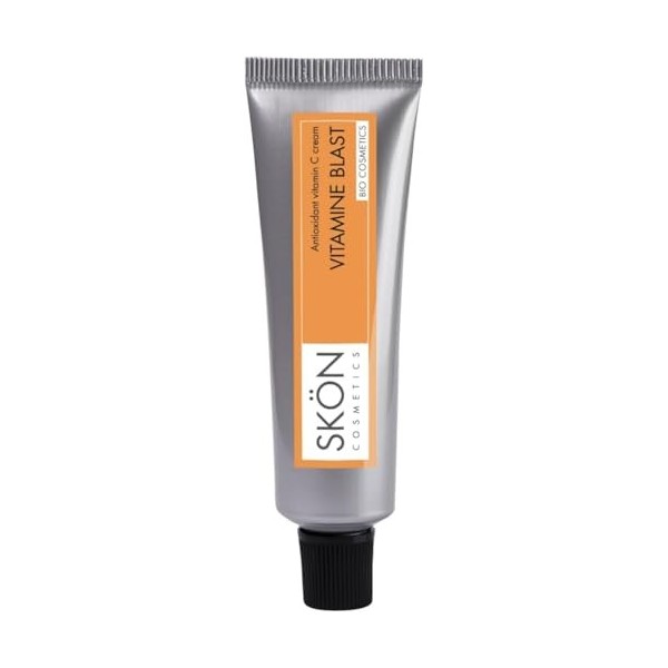 SKON - Sérum Visage à la Vitamine C, Vitamines Blast, Bio Triple Antioxydant, Anti-âge et Lumineux - Contient de laloe vera