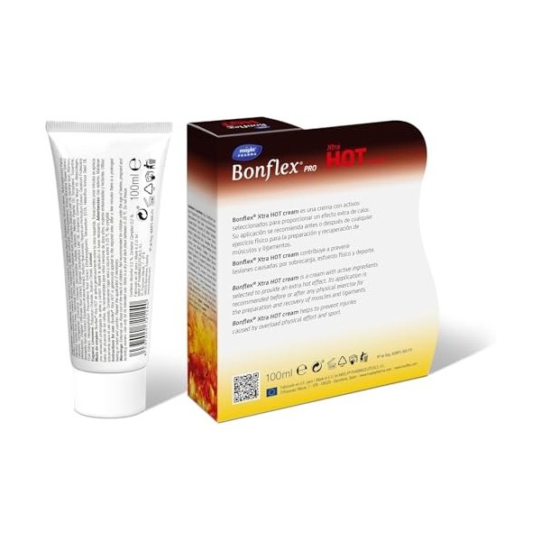 BONFLEX BONFLEX xtra hot cream 100ml. – soin conçu pour une utilisation régulière, contenance 100 ml, peut être utilisé régul