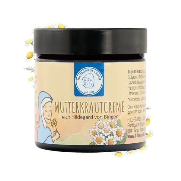 Crème dagripaume | daprès Hildegard von Bingen | 100 % naturelle | Crème de soin | fidèle à loriginal | 50 ml